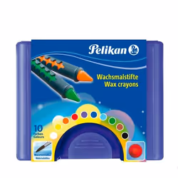 Pelikan 723155, 10 pz, Nero, Blu, Marrone, Verde, Arancione, Viola, Rosso, Bianco, Giallo, Multicolore, Bambino/Bambina, Scat ...