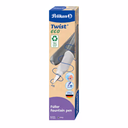 Pelikan 822220, Grigio, Sistema di riempimento della cartuccia, Colori assortiti, Pennino circolare, Medio, Ambidestro