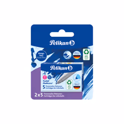 Pelikan 824705 ricaricatore di penna Blu 10 pz - Vista aggiuntiva 2