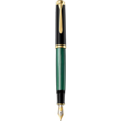 Pelikan M800 penna stilografica Sistema di riempimento integrato Nero, Oro, Verde 1 pz