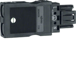 Hager G4713 presa energia Nero
