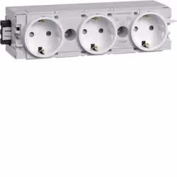 Hager GS30009016, 2P, Bianco, Poliammide, IP20, 250 V, 16 A