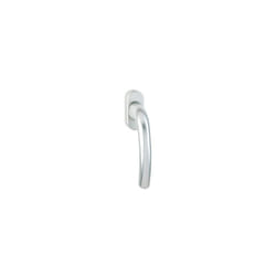 Hoppe - maniglia per finestra Tokyo con retinatura, quadrato 7 x 32 mm, argento anodizzato, 8106619
