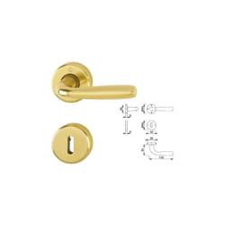 Hoppe - maniglie maribor oro lucido 11842623