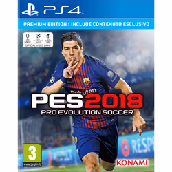 Konami Pro Evolution Soccer 2018 - Edition Premium, PlayStation 4, Modalità multiplayer, RP (Rating Pending), Supporto fisico