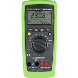 GMC - Gossen Metrawatt metraline dm 62 Multimetro portatile digitale cat iii 600 v, cat iv 300 v Display (Counts): 6600