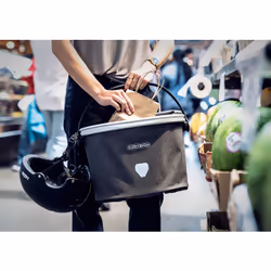Ortlieb Up-Town Urban Frontale Borsa da bicicletta 17,5 L Grigio