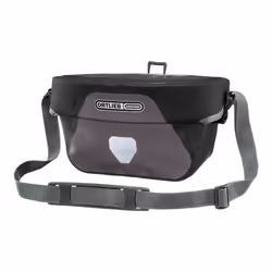 Ortlieb Ultimate Six Plus, Frontale, Borsa da bicicletta, Nero, 5 L, 5 kg, Germania