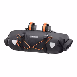 Ortlieb Handlebar-Pack, Borsa da bicicletta, Resistente all'acqua, IP64, Nero, Arancione