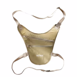 Tatonka Skin Chest Holster, Portafoglio da viaggio, Beige, Poliammide, Cintura, Laccio da collo, Allacciatura a zip, 55 g