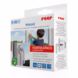 reer 70060 Blocco finestra per bambino Bianco 3 pz - Vista aggiuntiva 6