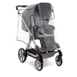 reer 70533 coprigambe da trasporto per bambini Raincover Poliestere, Polietilene acetato di vinile (PEVA) Trasparente