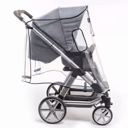 reer 70533 coprigambe da trasporto per bambini Raincover Poliestere, Polietilene acetato di vinile (PEVA) Trasparente