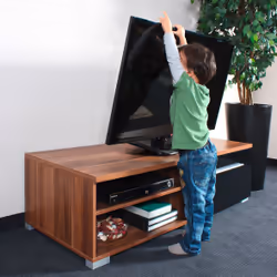 reer 73010 Supporto TV a parete Bianco