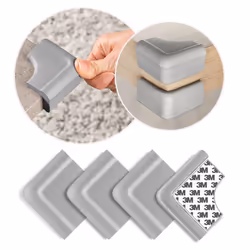 reer 82031, Grigio, Schiuma, Autoadesivo, 4 pz