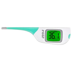 reer 98030 Termometro a contatto Verde, Bianco Ascellare Pulsanti