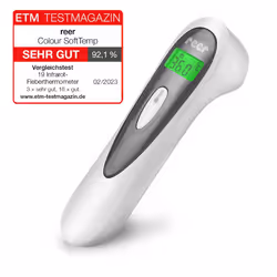 reer Colour SoftTemp 3in1 termometro a infrarossi senza contatto 1 pz Termometro