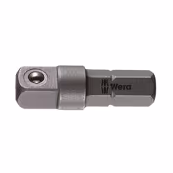 Wera 05136000001, Attacco esagonale, 25,4 / 4 mm (1 / 4"), 1 pz, 25 mm, 8 mm, 8 g