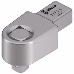 Wera 05078200001, Presa elettrica, 1/4", Metrico/imperiale, 1 testina/e, 9,12 mm, Acciaio al cromo vanadio