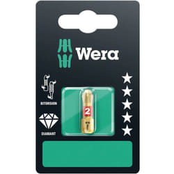 Wera - 851/1 bdc sb SiS 05073332001 Inserto a Croce ph 1 Acciaio per utensili rivestimento di diamante, legato d 6.3 1 pz