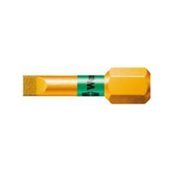 Wera - Punta Per Viti a Taglio 1/4 '', 25 Mm Di Lunghezza, Con Larghezza Diamante Zona Bi-Torsione. : x Blade Spessore: 5,5 x 0,8