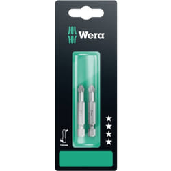 Wera - 855/4 tz sb SiS 05134385001 Inserto a Croce pz 2 Acciaio per utensili duro f 6.3 2 pz.