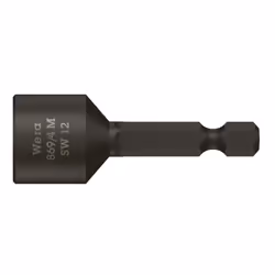 Wera 869/4 M, 1 pz, Esagonale, 25,4 / 4 mm (1 / 4"), Nero, 50 mm, 33 g