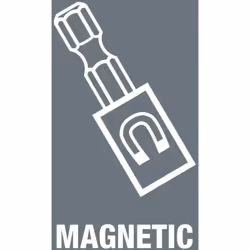 Porta-inserti universale per inserti esagonali da 1/4 secondo DIN ISO 1173-C 6,3. Manicotto in acciaio inox per un’elevata pr ...