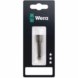 Wera 869/4 M SB, 1 pz, Esagonale, 25,4 / 4 mm (1 / 4"), Nero, 30 g