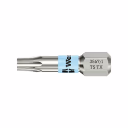 Bit 1/4, "per viti con impronta interna TORX ®, acciaio inox, n. 3867/1 TS A4 3126 – C 6,3, ISO 1173 In acciaio inox Zona di  ...