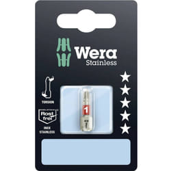 Wera - 3851/1 ts sb SiS 05073610001 Inserto a Croce ph 1 Acciaio inox d 6.3 1 pz.