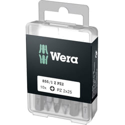 Wera - 855/1 z diy SiS 05072404001 Inserto a Croce pz 2 Acciaio per utensili duro d 6.3 10 pz.