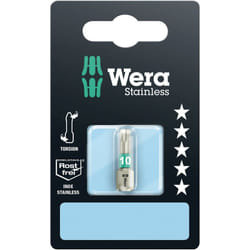 Wera - 3867/1 ts sb Inserti torx, in acciaio inox, tx 10 x 25 mm