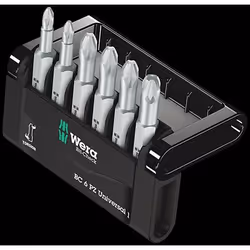 Wera 05056471001, 6 pz, Viti a croce, PZ 1, PZ 2, PZ 3, 50 mm