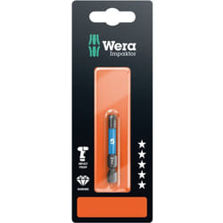 Wera - Inserto Esagonale 4 mm 840/4 imp dc sb SiS Acciaio per utensili legato, rivestimento di diamante f 6.3 1 pz.