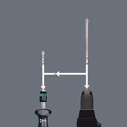 Wera Kraftform Kompakt 60 Torque Cacciavite con punte multiple Offset screwdriver - Vista aggiuntiva 4