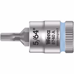 Wera 8740 A, Cromo-vanadio (Cr-V), 127 / 64 mm (5 / 64"), Attacco esagonale, 6,35 mm (0.25"), 1 pz, Repubblica Ceca