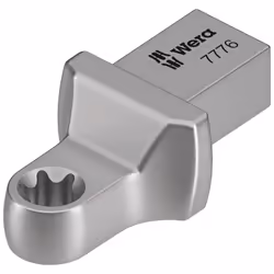 Wera 7776, Torque wrench end fitting, Argento, 1 pz, Cromo-vanadio (Cr-V)