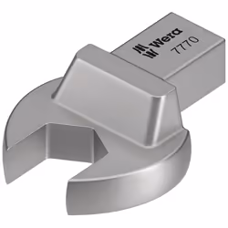 Wera 7770, Torque wrench end fitting, Argent, 1 pièce(s), Acier C-V (Chrome-Vanadium)