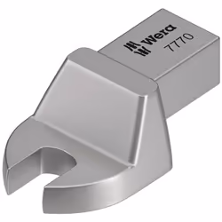 Wera 7770, Torque wrench end fitting, Argent, 1 pièce(s), Acier C-V (Chrome-Vanadium)