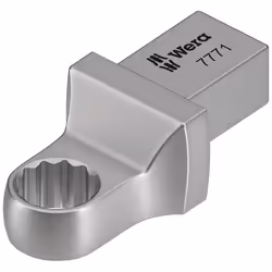 Wera 7771, Torque wrench end fitting, Argento, 1 pz, Cromo-vanadio (Cr-V)