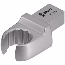 Wera 7775, Torque wrench end fitting, Argento, 1 pz, Cromo-vanadio (Cr-V)