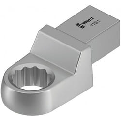 Wera 7781 Torque wrench end fitting Argento 17 mm 1 pz