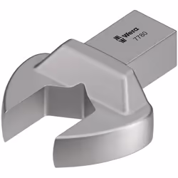 Wera 7780, Torque wrench end fitting, Argent, 1 pièce(s), Acier C-V (Chrome-Vanadium)
