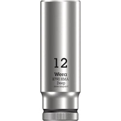 05004509001 Chiave a Bussola 1/4', Nero, 12.0 mm - Wera