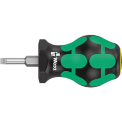 Wera - 335 Stubby Cacciavite a taglio Larghezza della lama: 4 mm Lunghezza della lama: 25 mm