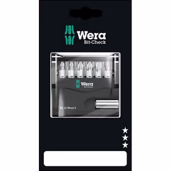 Wera 05136391001, 11 pz, Phillips, Viti a croce, Torx Plus, PH 2, PZ 1, PZ 2, PZ 3, TX10, TX15, TX20, TX25, TX30, TX40, 25 mm