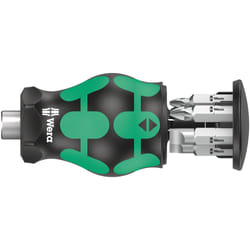 Wera Kraftform Kompakt Stubby Magazin 4 Cacciavite con punte multiple Cacciavite dritto