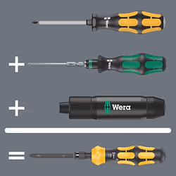 Wera 05018100001 cacciavite manuale Cacciavite con punte multiple Cacciavite dritto - Vista aggiuntiva 4
