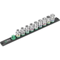 C 4 Zyklop Kit di chiavi a bussola imperiale (pollici) 1/2 9 parti 05005460001 - Wera
